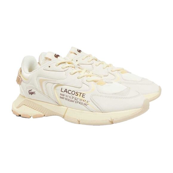 Lacoste Mens L003 Neo Leather Sneakers / Off White